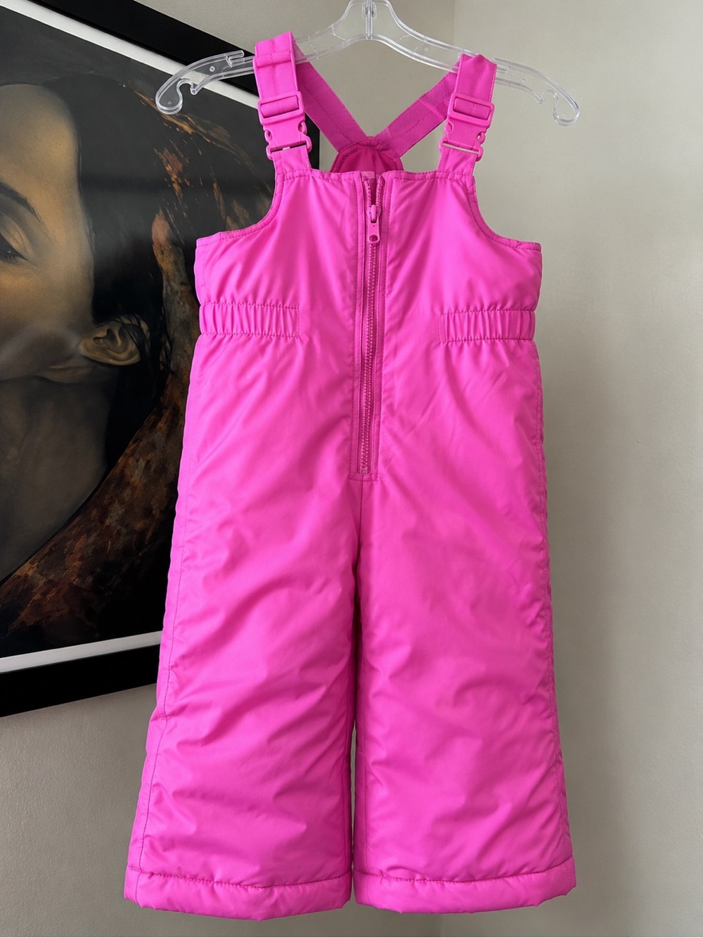 GAP Girls 2T Bright Pink Insulated Snow Bib Ski Overalls⛄️🏂